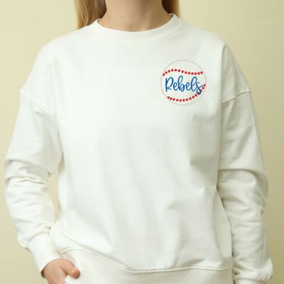 rebels baseball pocket embroidery